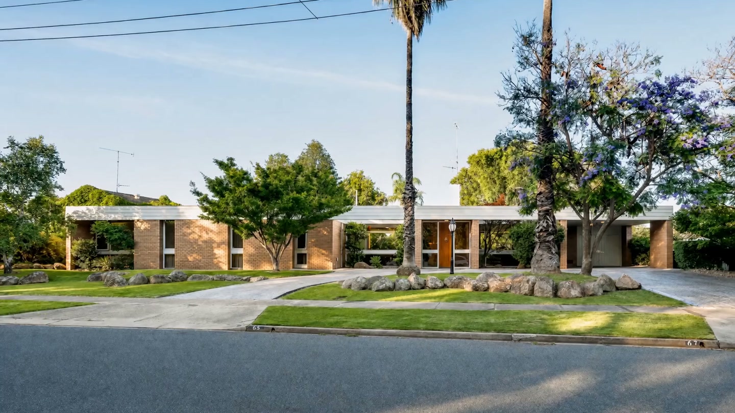 Mid-century home on a tree-lined Shepparton street